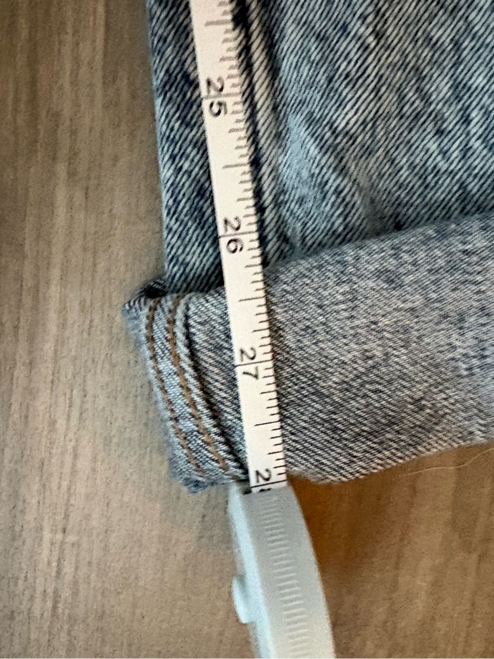 NWT Free People Washed Light Blue Distressed Boyfriend Jeans size 29 - Picture 7 of 8